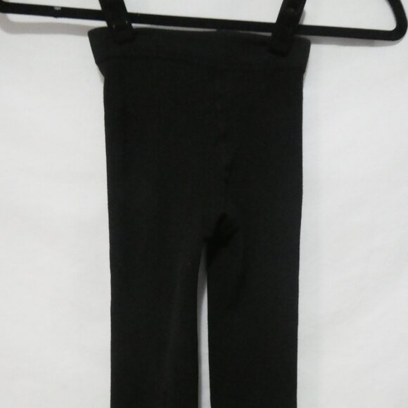 Source Unknown | 9 inch waist measured | Stretchy Girls Black Leggings - Picture 13 of 16